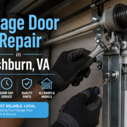 garage door repair Ashburn VA Teo Garage Doors same-day service