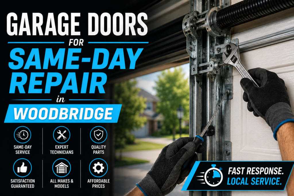 garage door repair Woodbridge VA Teo Garage Doors same-day service